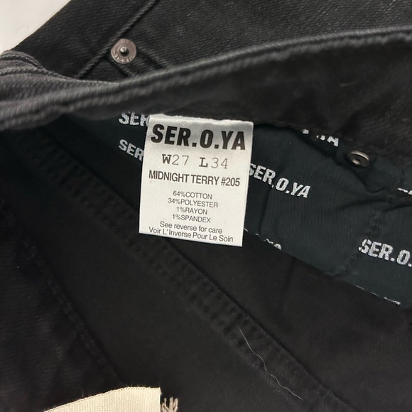SER.O.YA Margot Black Women’s Jeans 27 NWT - Picture 6 of 8